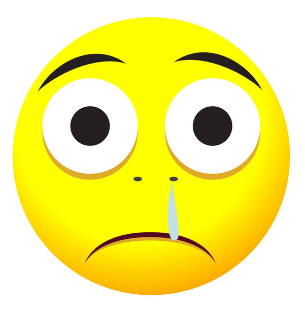 Ícone Emoji com rostos emocionais
 - Vetor, Imagem