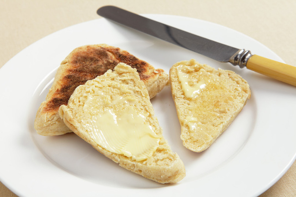 Buttered griddle scone - Φωτογραφία, εικόνα