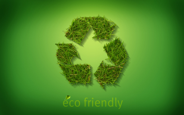 Eco reciclaje amistoso
 - Foto, imagen