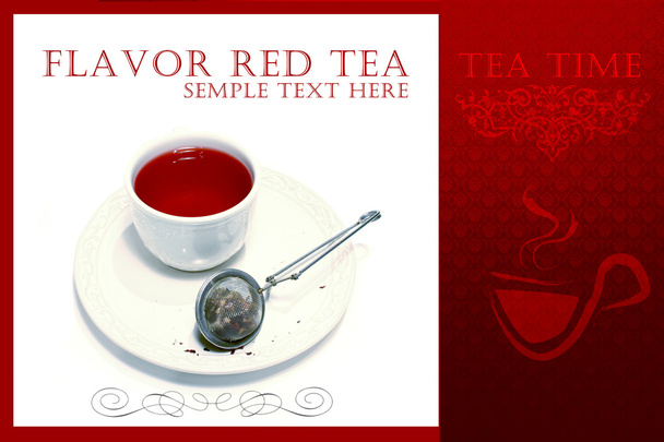 Чашка чая со вкусом
 - Фото, изображение