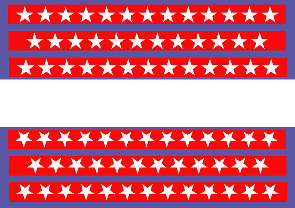 Star and stripe with text space - Photo, Image