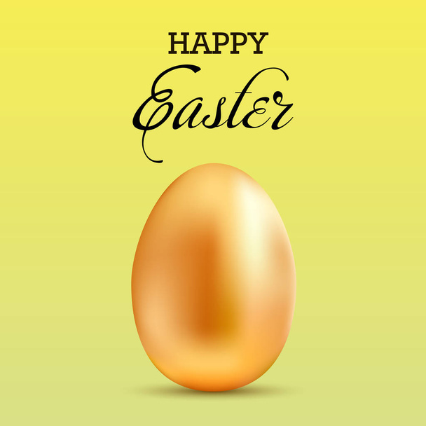 Happy Easter background with eggs. Vector illustration. - Vektor, Bild