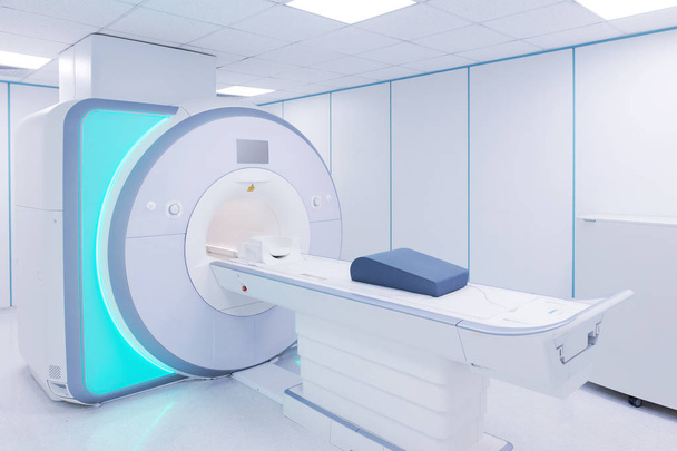 MRI - Magnetic resonance imaging device in Hospital. Медицинское оборудование и здравоохранение
. - Фото, изображение