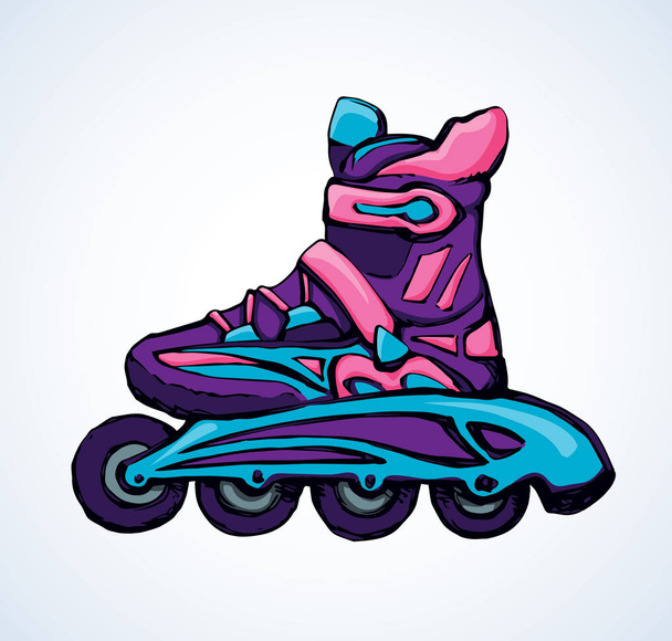 Roller Skate. Dessin vectoriel
 - Vecteur, image