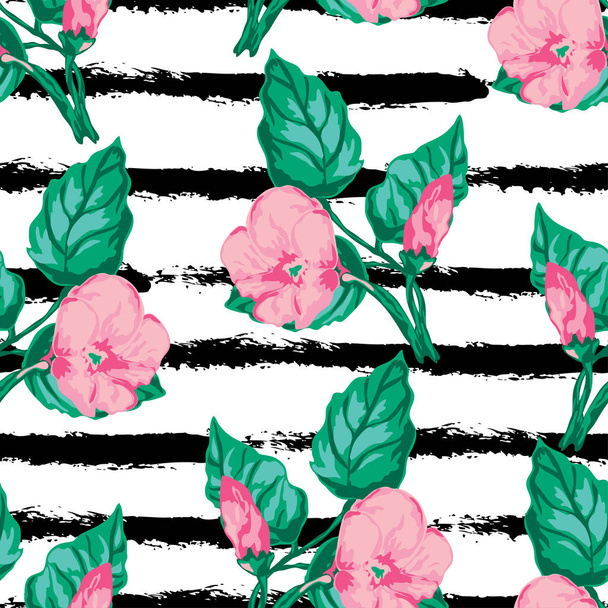 beautiful tropical  seamless pattern - Vector, afbeelding
