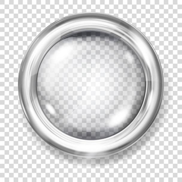 Прозорий склянний кнопки
 - Вектор, зображення