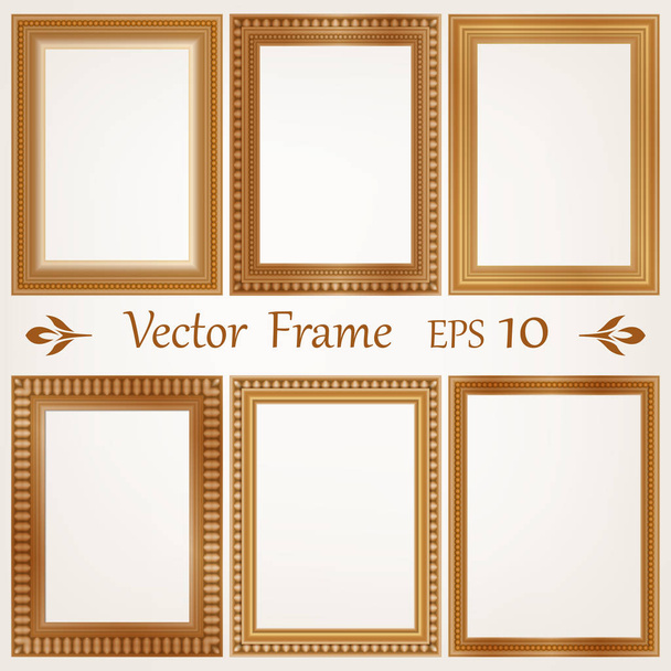 vintage frame - Vektori, kuva