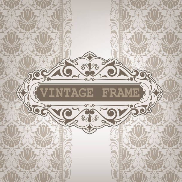 vintage frame - Vector, imagen