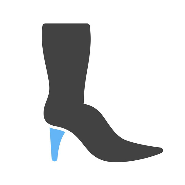 Long Boots Icon - Vector, Image