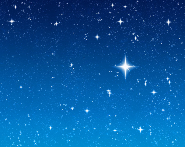 Bright wishing star - Фото, изображение