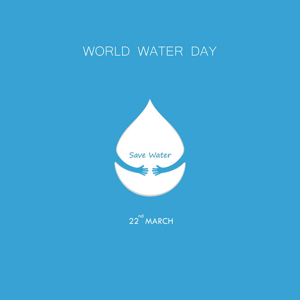 Water drop with small tree icon vector logo design template.Worl - Vector, Image