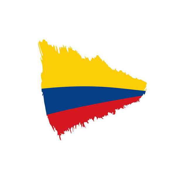 Colombia bandiera, illustrazione vettoriale
 - Vettoriali, immagini