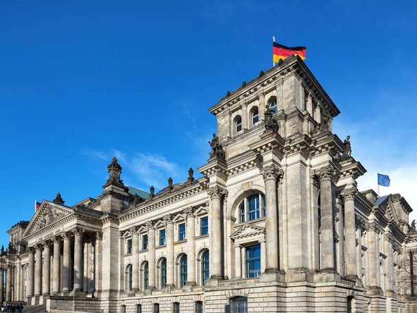 L'edificio del Reichstag a Berlino, Germania - Foto, immagini
