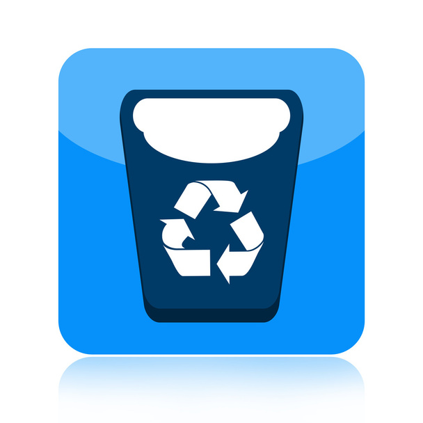 εικονίδιο κάδου ανακύκλωσης - Φωτογραφία, εικόνα