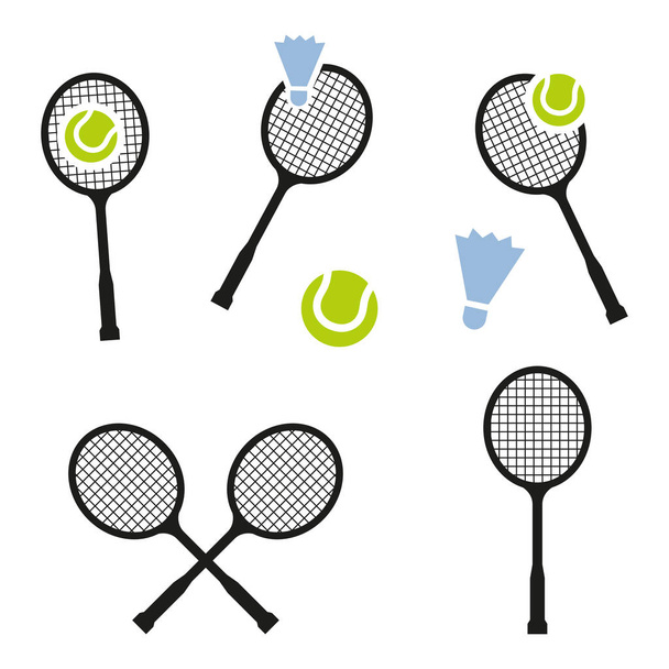 ikona znak rakiety tenisowe. sport symbol. - Wektor, obraz