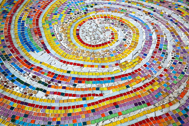 Superficie colorata e modellata del mosaico
. - Foto, immagini