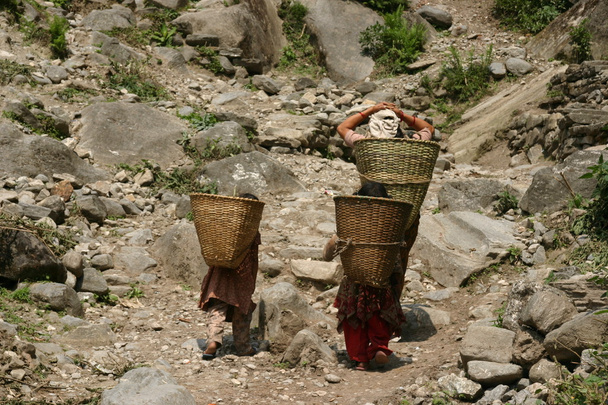 Nepal porteadores
 - Foto, imagen