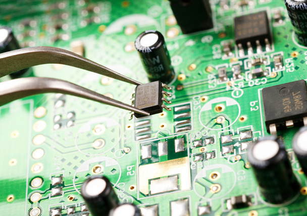 :Assembling a circuit board - Photo, Image