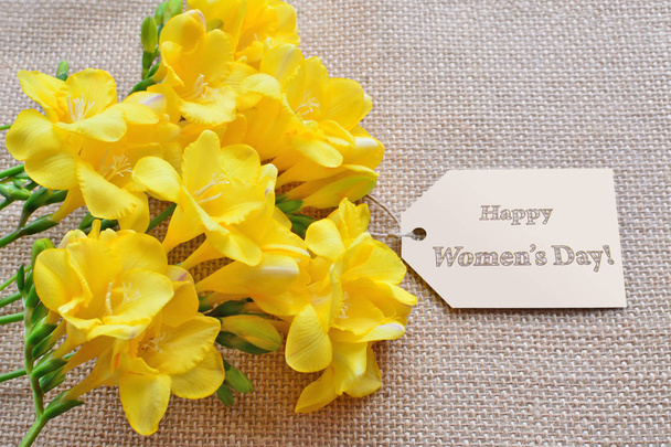 Happy Women's Day card for 8 March - Photo, Image