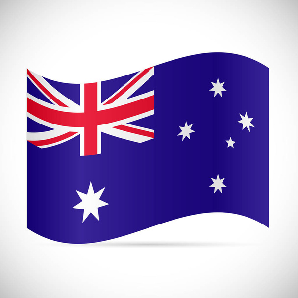 Avustralya bayrağı illüstrasyon - Vektör, Görsel