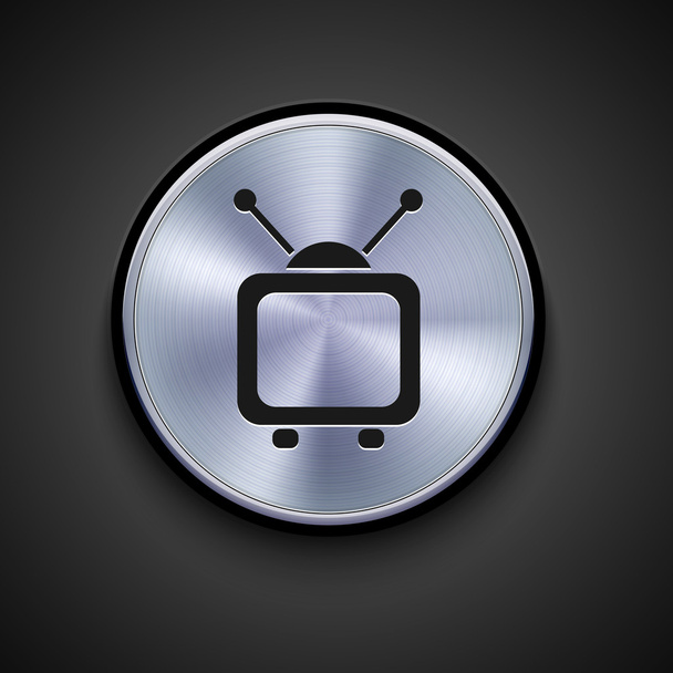 vector metal icon on gray background. Eps10 - Vector, Image