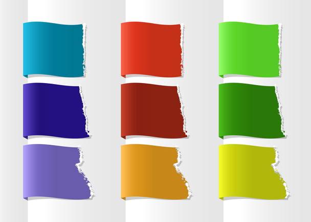 Color labels - Vector, Image