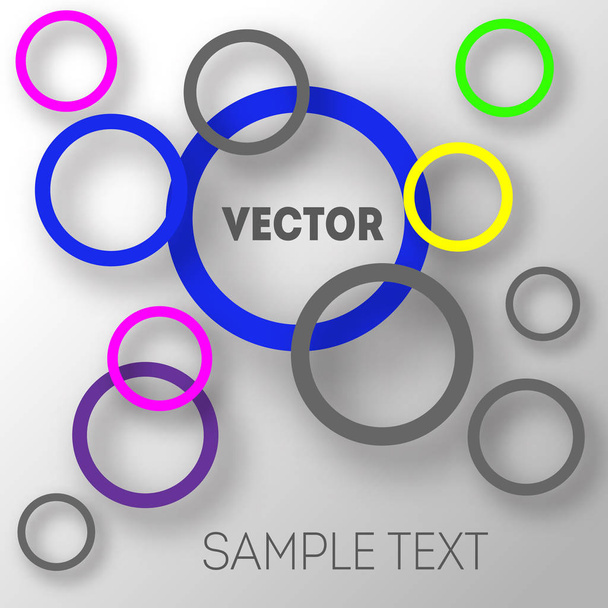 Abstract background of circles. - Vector, Image