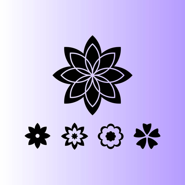 kwiat wektor proste ikona - Wektor, obraz