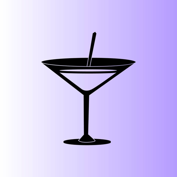 Ilustração do ícone do vetor cocktail
  - Vetor, Imagem
