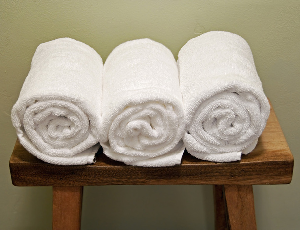 toalhas macias
 - Foto, Imagem