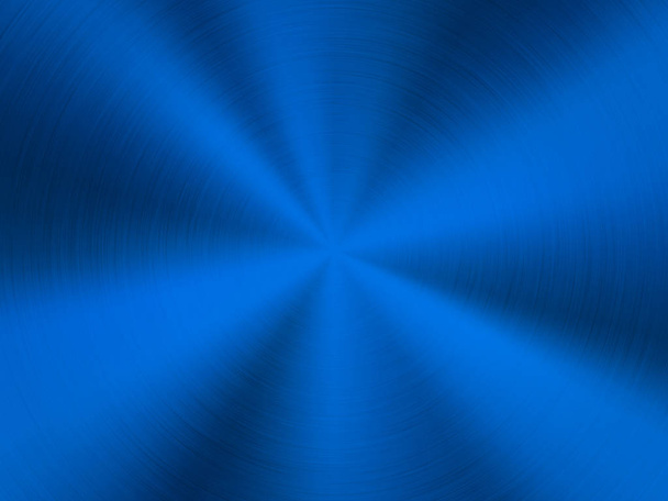 Blauwe technologie metalen achtergrond - Vector, afbeelding