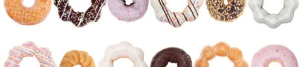 Fronteira de Donut colorido
 - Foto, Imagem