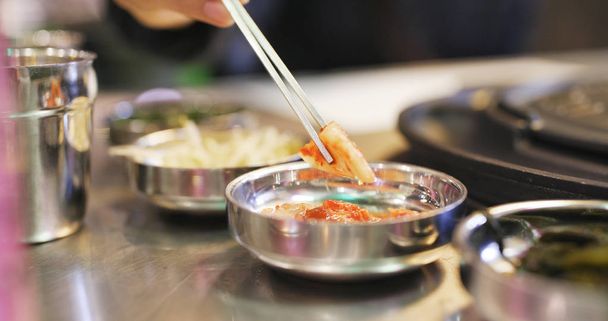Grilované vepřové korejské restaurace  - Fotografie, Obrázek