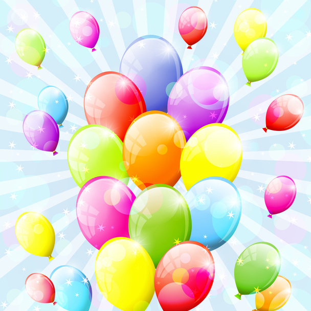Balloons background - Vektor, obrázek