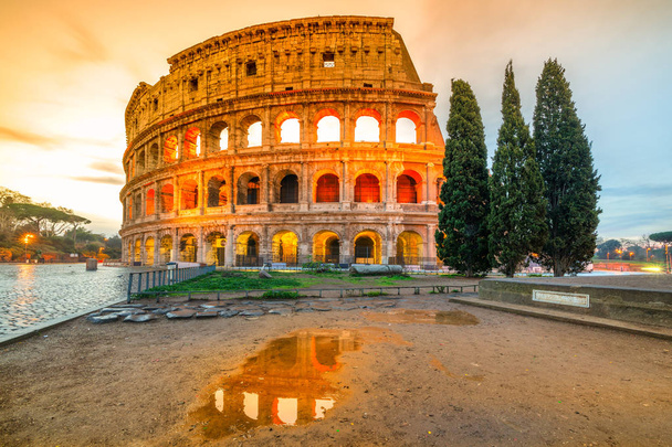 Rome, Colosseum. Italië. - Foto, afbeelding