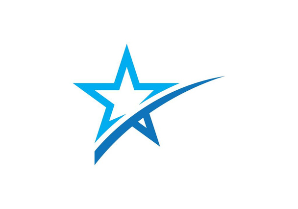 4 つ星のロゴのテンプレート  - ベクター画像