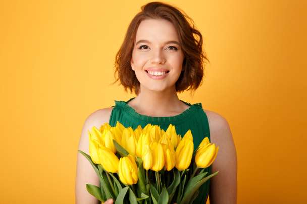 yellow tulips - 写真・画像