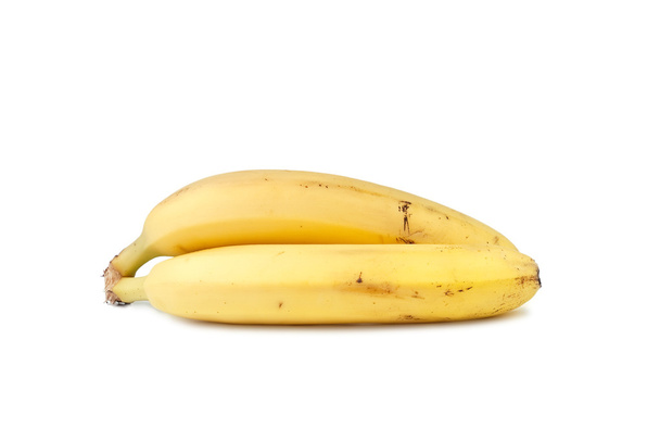 Two Yellow Bananas isolated - Foto, Imagen