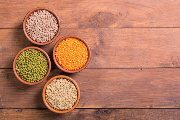 Mix of colorful lentil  - Φωτογραφία, εικόνα