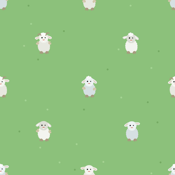 Schafe und Widder Zeichen - Vektor Hintergrund - Vektor, Bild