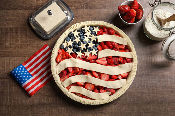 American flag pie   - Foto, immagini