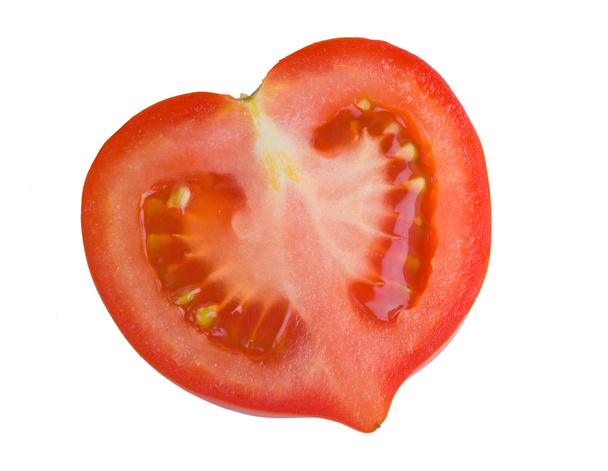 tomato in the form of heart - Foto, imagen
