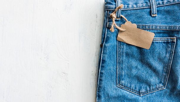denim jeans trouser  - Фото, зображення