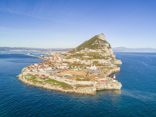 Famosa roca de Gibraltar en territorio británico de ultramar, Iberian Pen
 - Foto, imagen