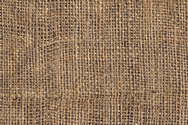Toile de toile de jute brune naturelle haute résolution Grunge Grain grossier Texture de fond - Photo, image