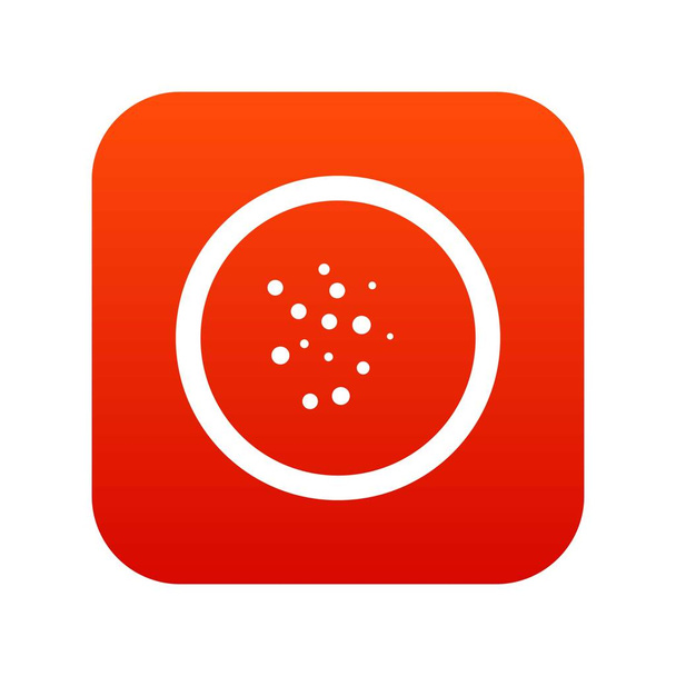 Hot sauce icon digital red - Vetor, Imagem