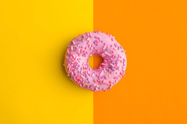 One pink donut. - Fotó, kép