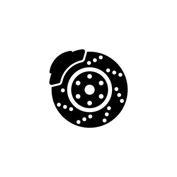 Freno de disco automático. Icono del vector
 - Vector, Imagen