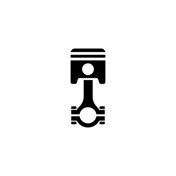 Kolbensymbol flach - Vektor, Bild