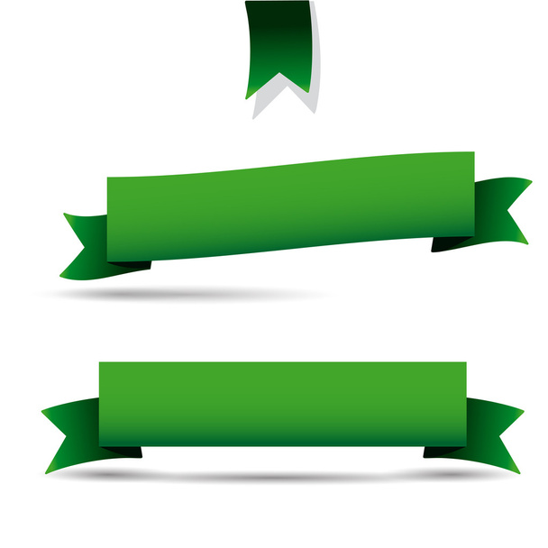 πράσινο κορδέλα που - Διάνυσμα, εικόνα